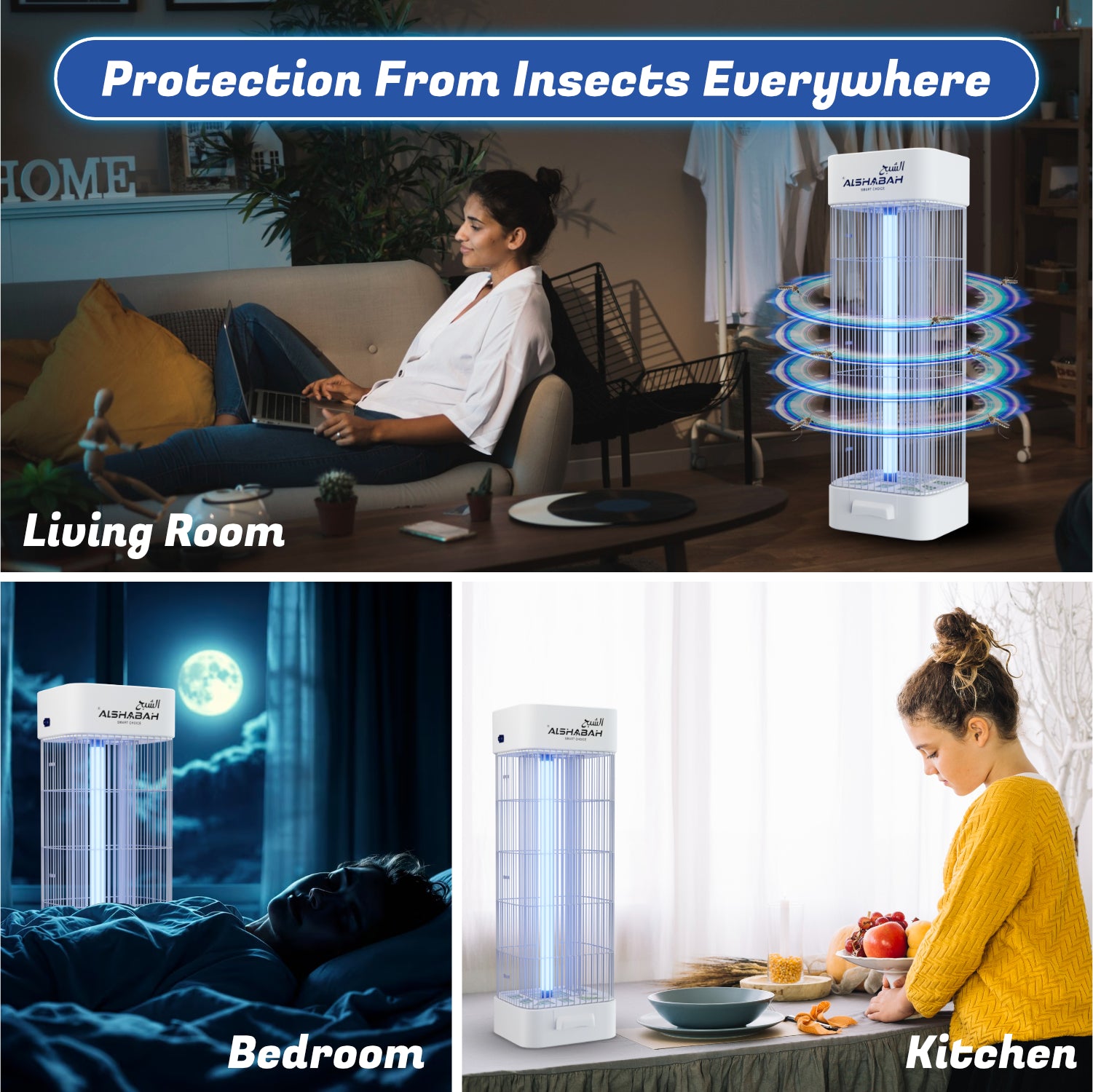 ALSHABAH Insect Killer Basic - White